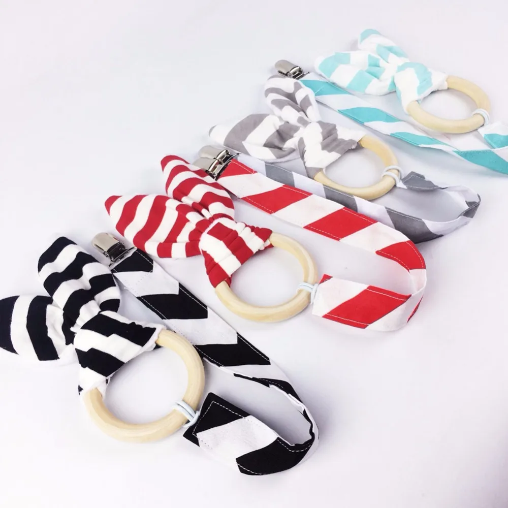 Тканевые зажимы для пустышки с металлическими персонализированными 20 шт. DIY