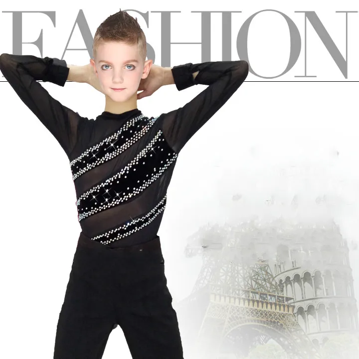 Костюм для латиноамериканских танцев футболка мужчин и детей | Тематическая