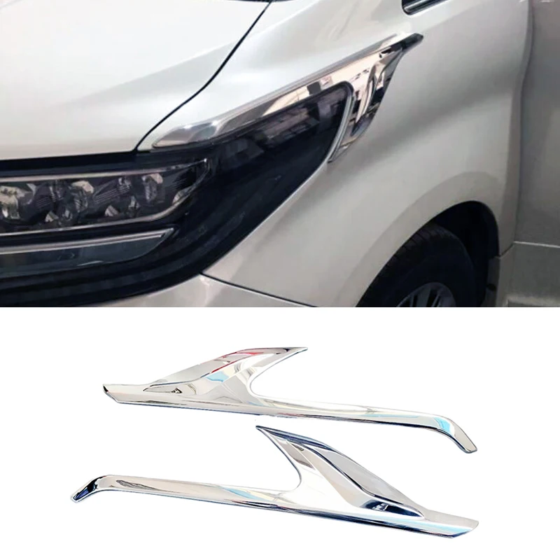 Внешний вид для Toyota Alphard AH30 2019 Sport Edition из нержавеющей стали передняя фара