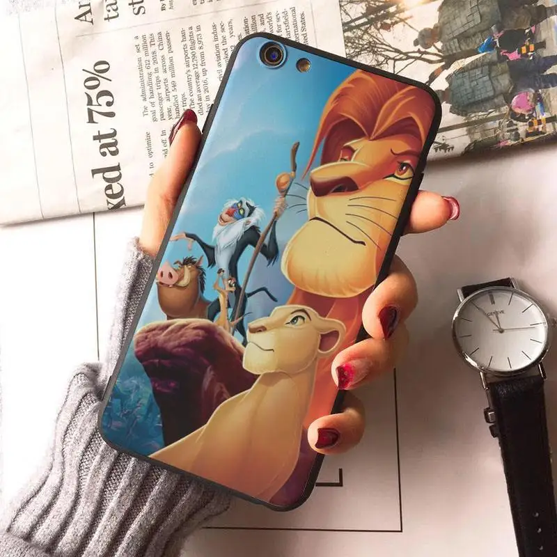 MaiYaCa Король Лев чехол для iphone X XR XS Max 8 8plus 7 7plus Аксессуары для сотовых телефонов для iphone 6s 6s Plus 6 6plus 5S - Цвет: 3