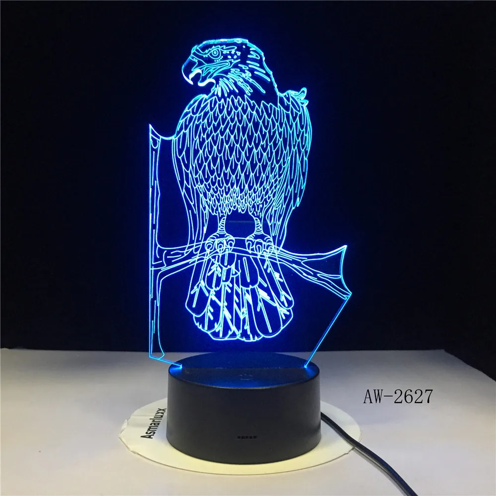 Польский Орел Тысячелетнего Сокола польский герб Polska 3D Оптическая иллюзия USB
