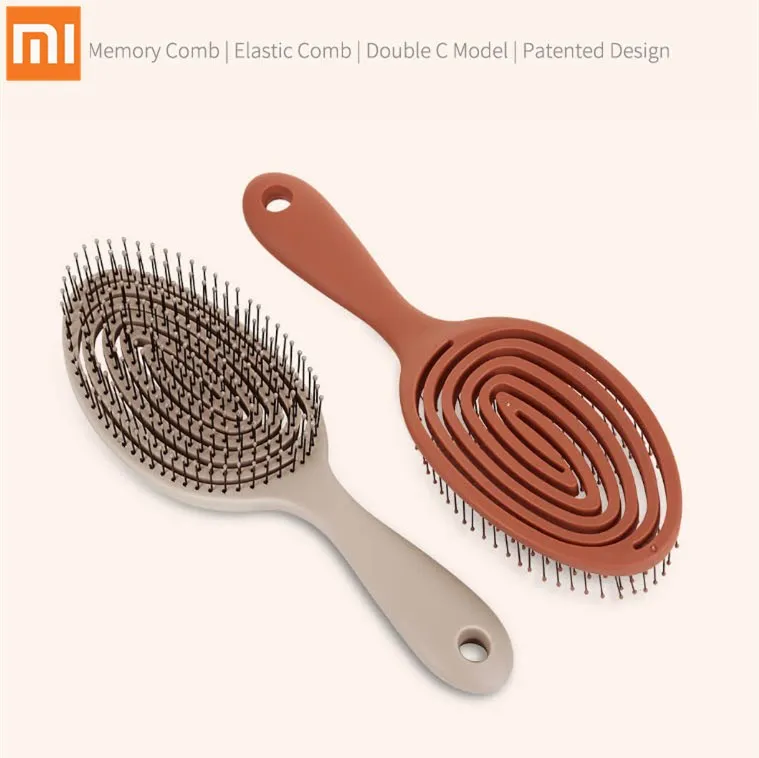 Расслабляющая эластичная расческа XIAOMI XINZHI Массажная портативная щетка для волос