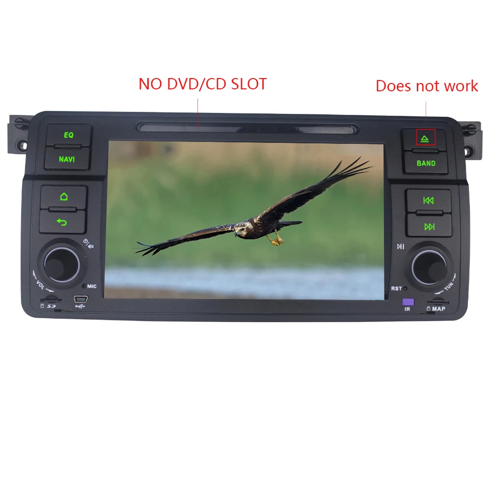 " 1 Din Авто Радио Стерео Android 8,1 Восьмиядерный 2+ 32 Гб Wifi/gps/Navi/Bluetooth/DSP Canbus камера заднего вида для BWM E46/M3 Автомобильный плеер