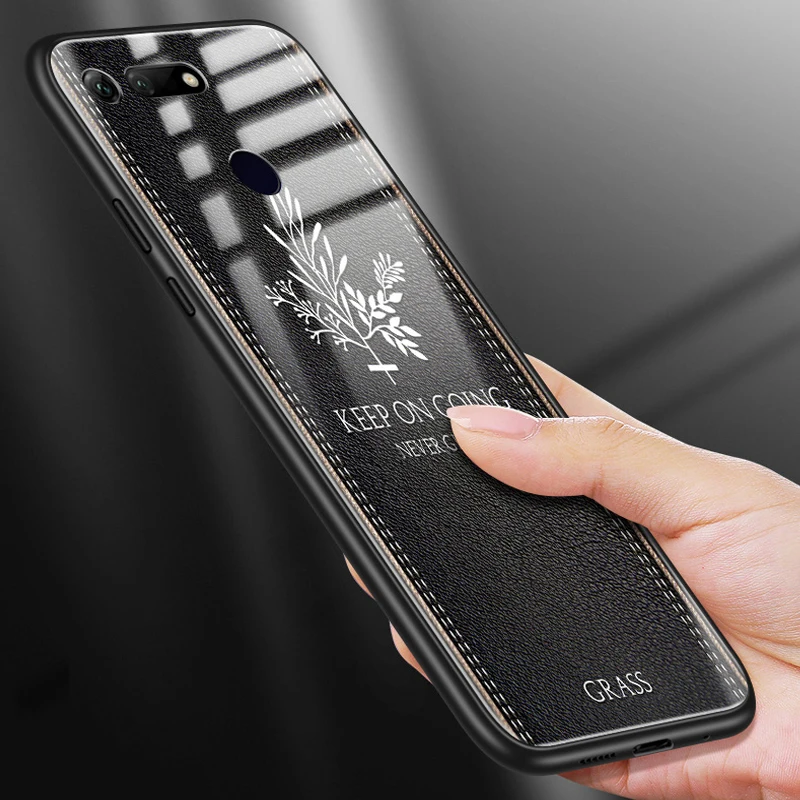 Чехол для Huawei Honor View 10 из закаленного стекла мягкий силиконовый чехол с оленем и