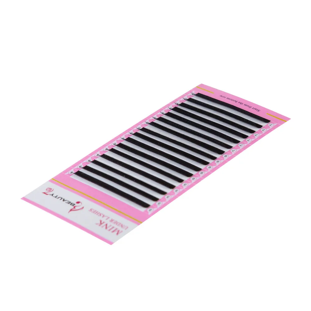 Ресницы для наращивания BEAUTY7 J Curl 0 1 мм * отдельные ресницы смешанной длины