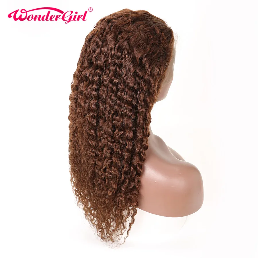 Wonder girl 13x6 волна воды парик бразильские волосы Glueless фронта шнурка человеческих