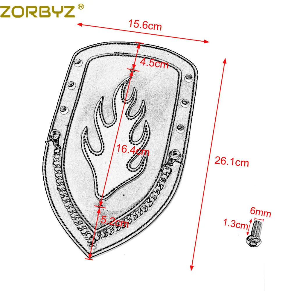 ZORBYZ нагрудник для мотоцикла из искусственной кожи Harley Sportster XL883 соло на 04 16| |