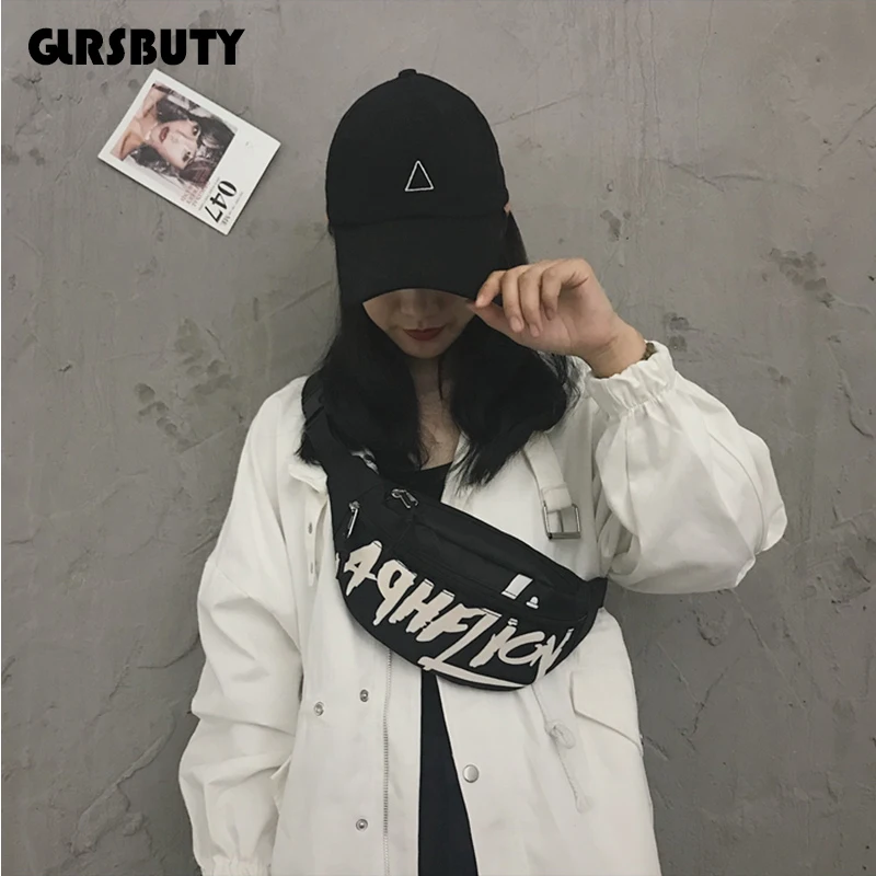 Для женщин Талия сумка Письмо Фанни пакеты GLRSBUTY путешествия слинг Грудь 2019 Сумка