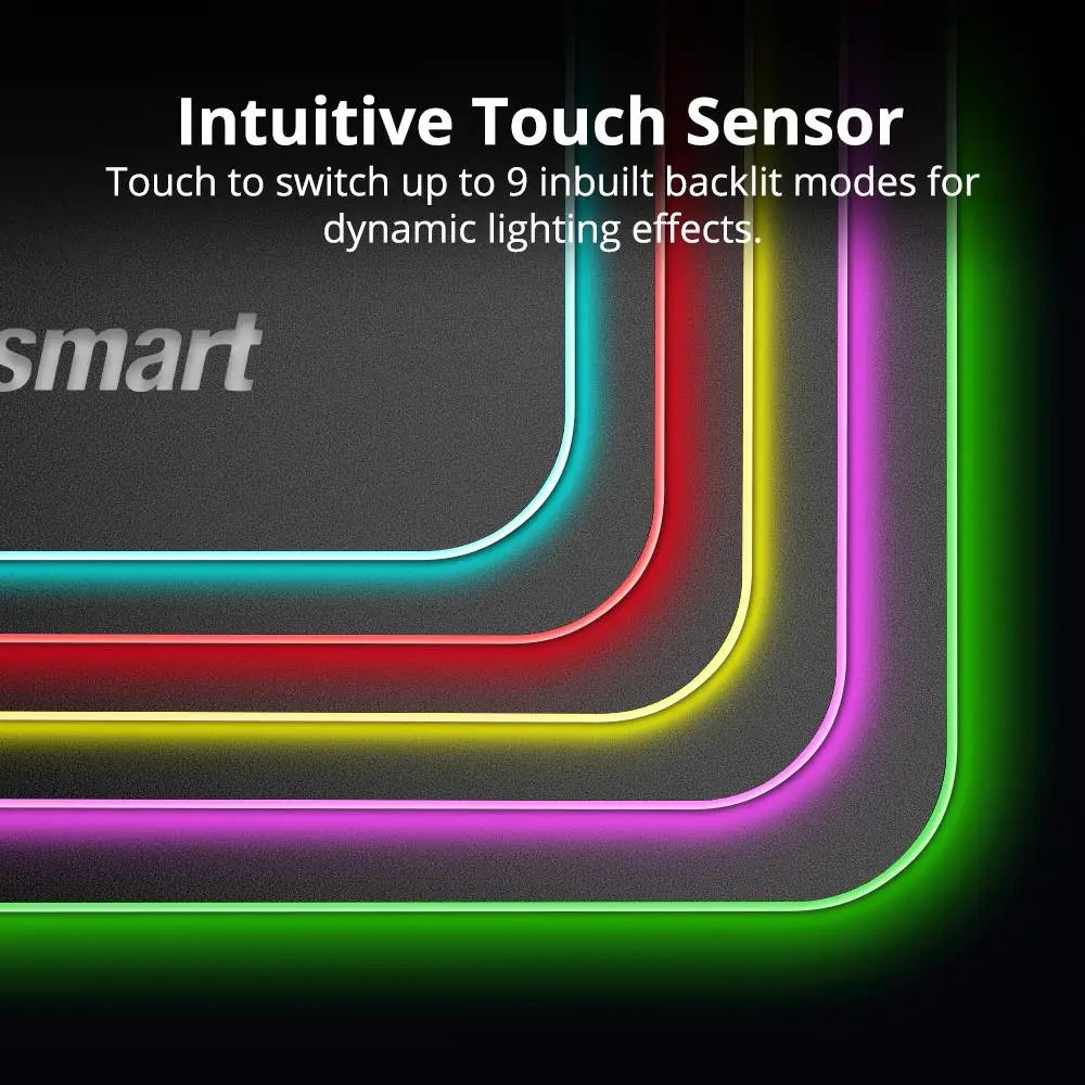 Tronsmart Shine X игровой коврик для мыши 1 68 миллионов RGB подсветки 9 режимов Лучистая