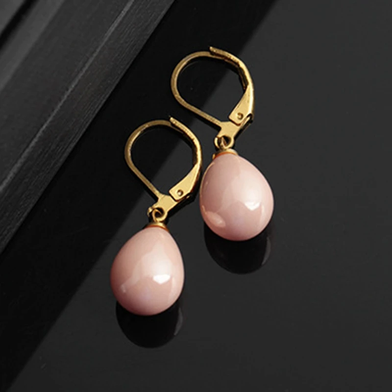 Серьги-гвоздики с натуральным жемчугом 10 мм | Украшения и аксессуары