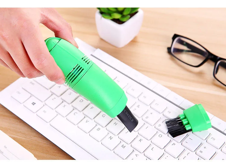 HomeWaren клавиатура мини usb пылесос для уборки ноутбука щетка очистки пыли щетка| |