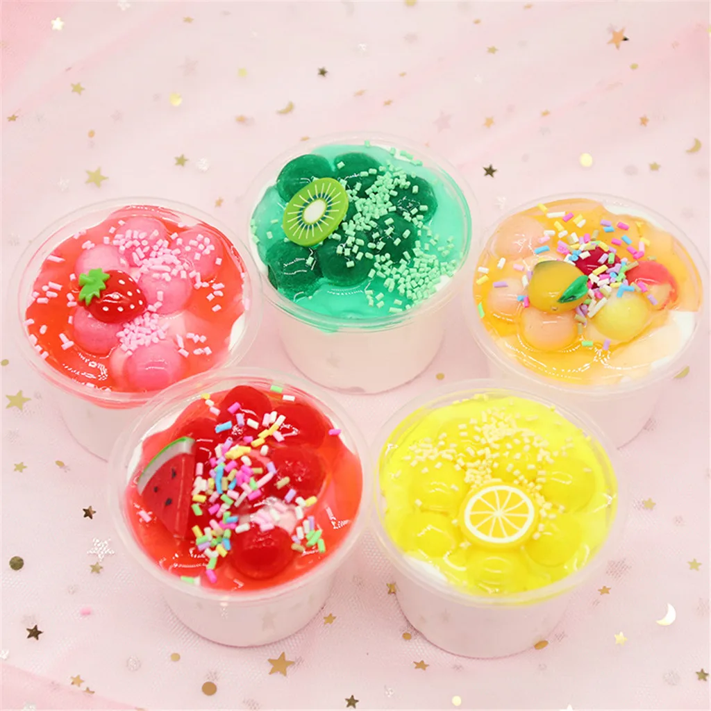 HIINST пена 150 мл Squishies глины Лизуны в виде фруктов Шпатлёвки Ароматические стресса детские игрушки Daiso глины 19APR24 P35