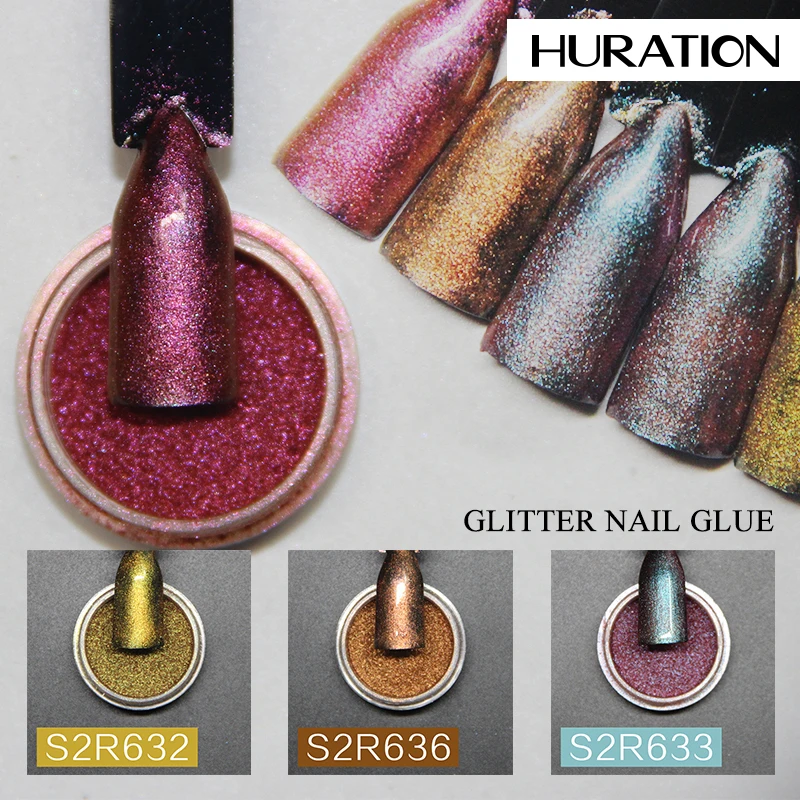 1 шт. пигмент для ногтей Huration порошок маникюра УФ-блеск жемчужный блеск сделай сам