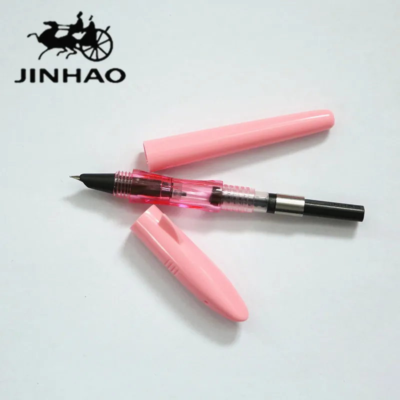 1 шт./лот розовый Jinhao авторучка Акула Перьевые ручки финансовый ручка ABS