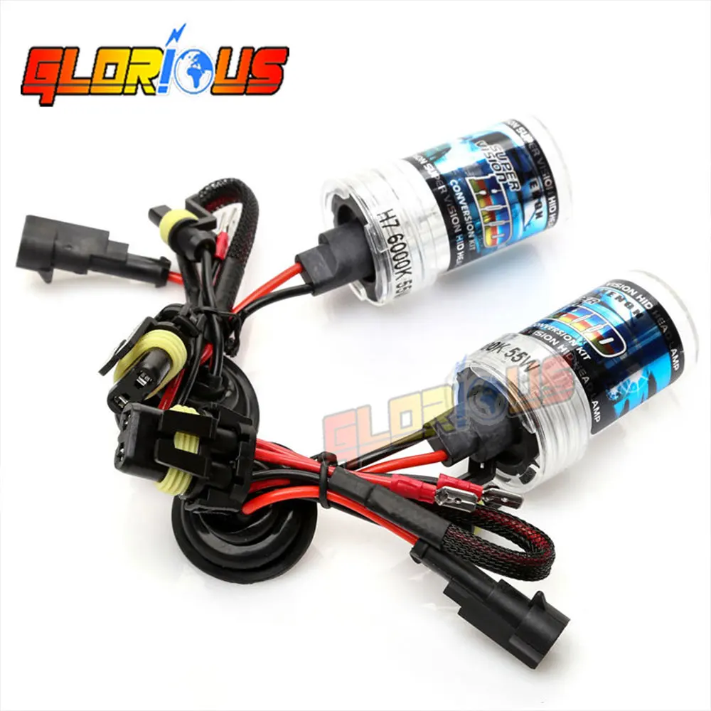 Ксеноновая H7 G500 55 Вт лампа переменного тока hid kit H1 H3 H4 H11 9005 9006 4300K 5000k 6000K 8000K HID