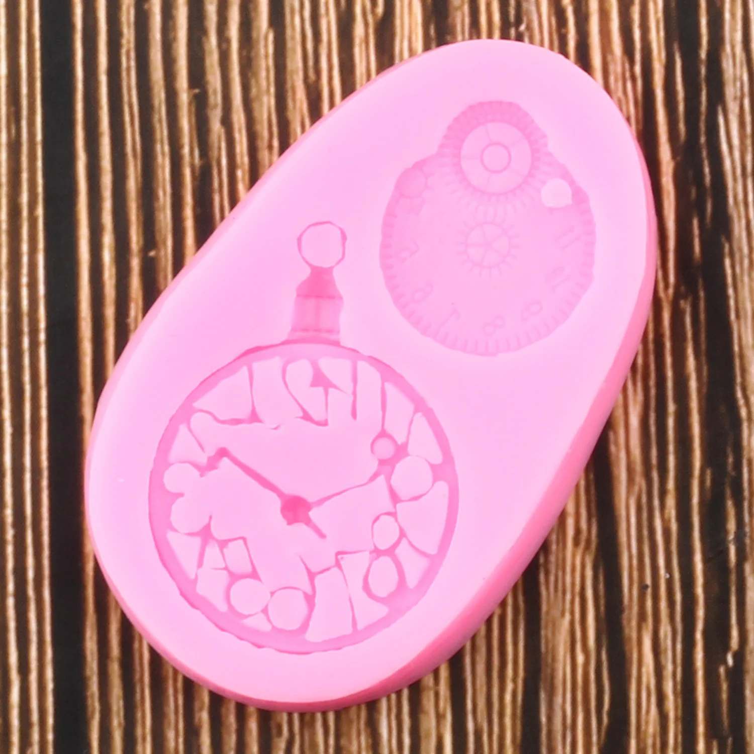 Clock Silicone Mold Watches Fondant Resin Fimo Clay Mould Cake Decorating Tools Kitchen Baking Chocolate Candy Moulds