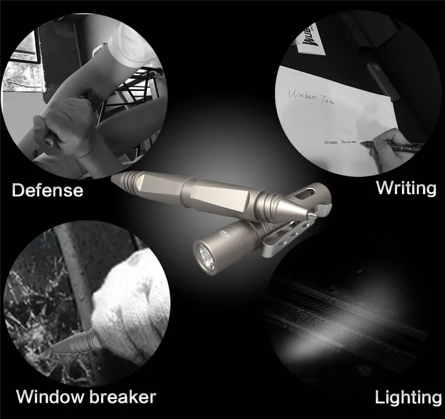 Wuben TP10 конический вольфрамовый стальной защитный 10180 перезаряжаемый Cree светодиодный фонарик Германия Шнайдер 39 запасной пишущий фонарик