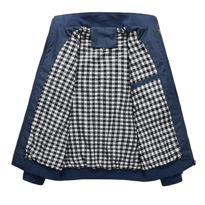 Мужская куртка мужская повседневная обтягивающая модель с воротником Мандарин