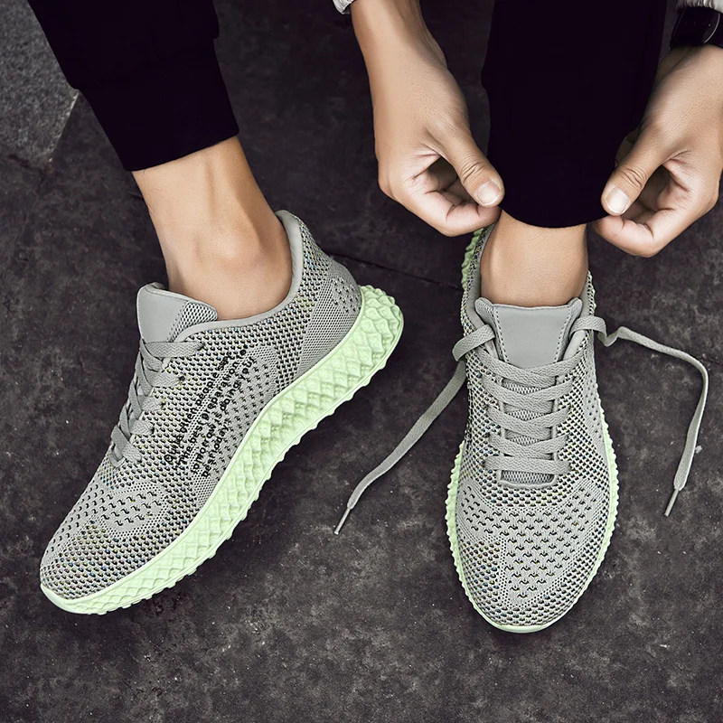 TERESA RIPOLL Men Sneakers 2019 Fashion Sport Casual Shoes Breathable Mesh Lace up Running Man's Classical Outdoor |
