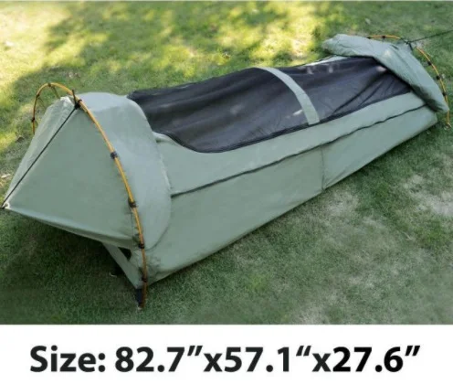 Парусиновая палатка для 2 человек 4 сезона водонепроницаемая солнцезащитная с