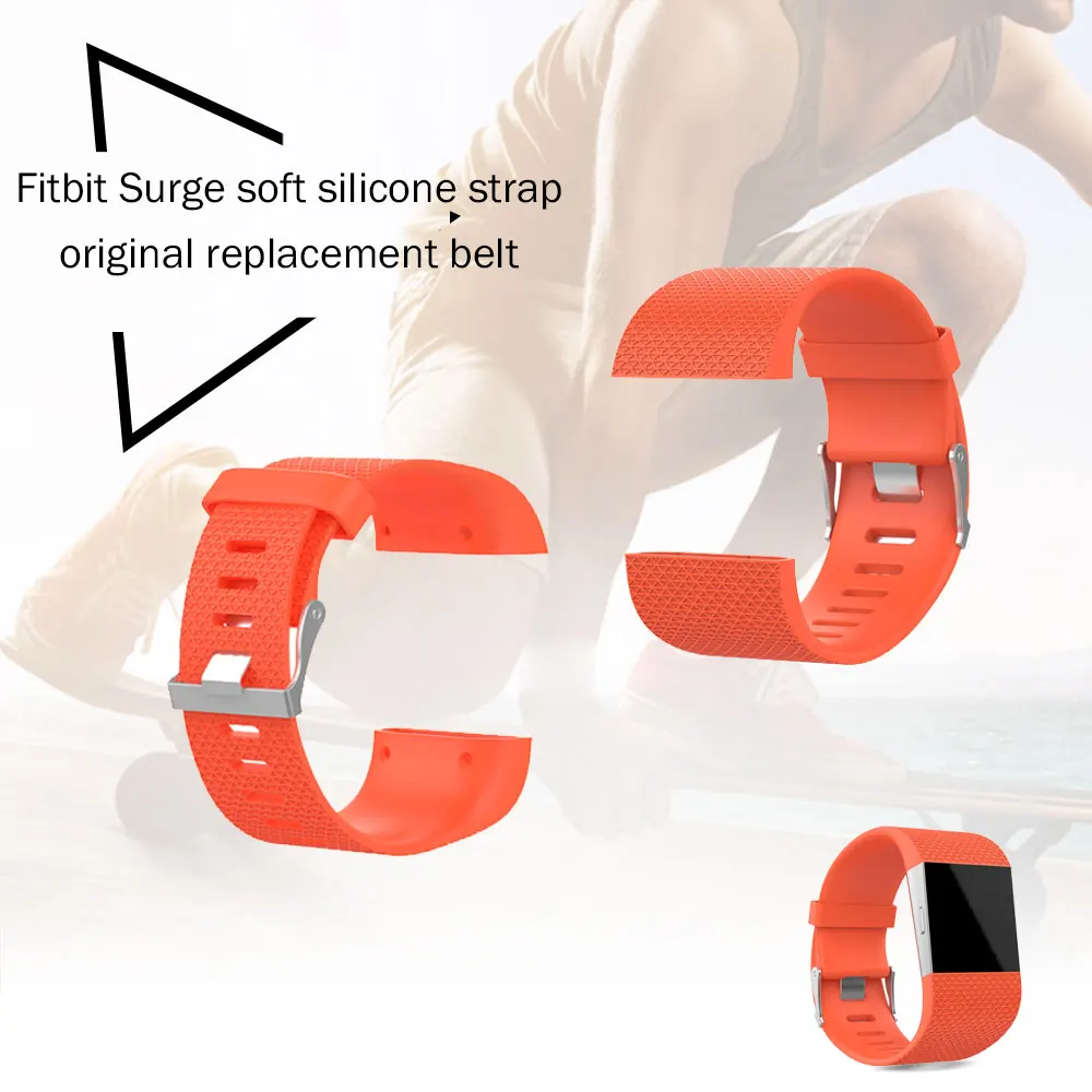 Для Fitbit Часы пульсометр группа мягкая силиконовая замена ремешок для часов