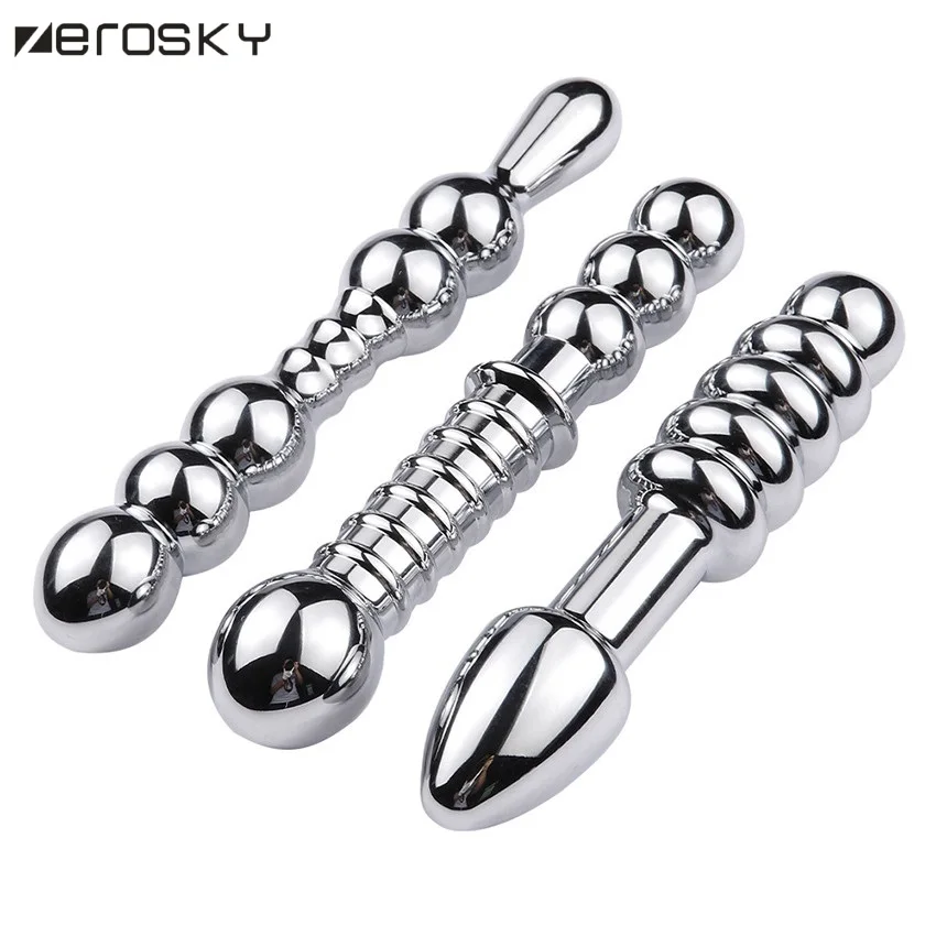 Outdoor Anal Plug Stainless Steel Sex Toys Butt Plugs with Sucker Adult Product Masturbation Erotic Toy |