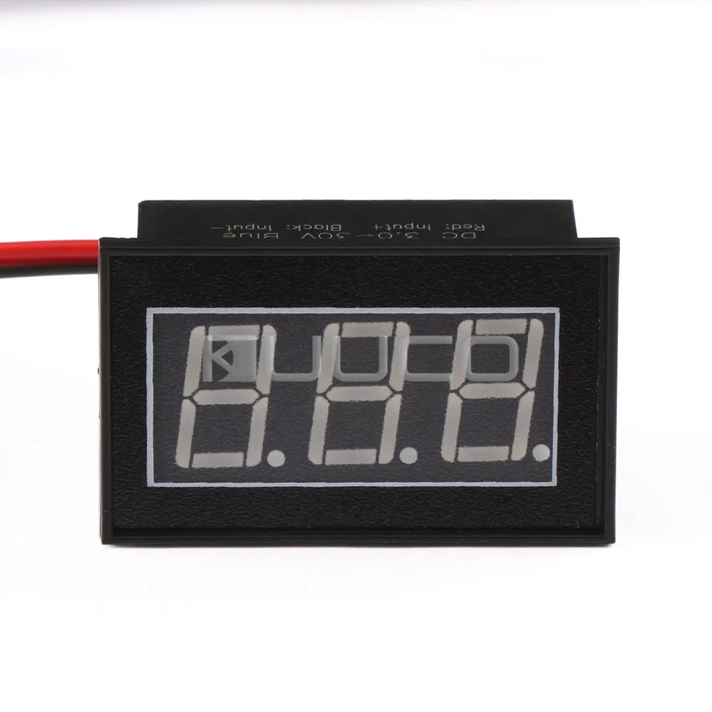 DC 4 5 ~ 30V синий светодиодный дисплей монитор напряжения 12V 24V Цифровой вольтметр
