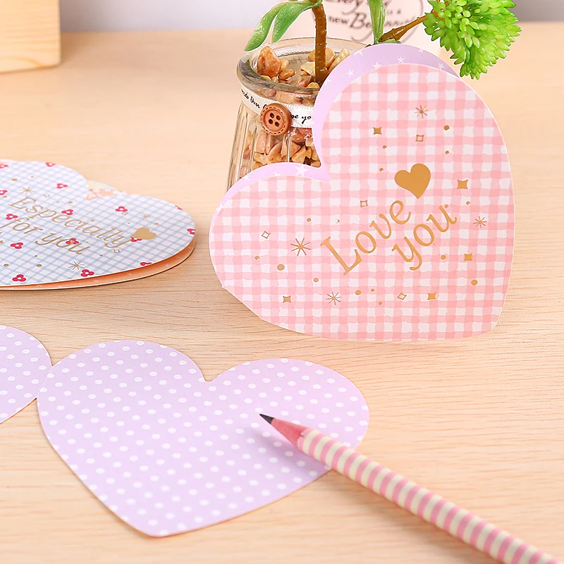 5 шт. поздравительные открытки с надписью Love Heart Thank|Бумага для писем| |