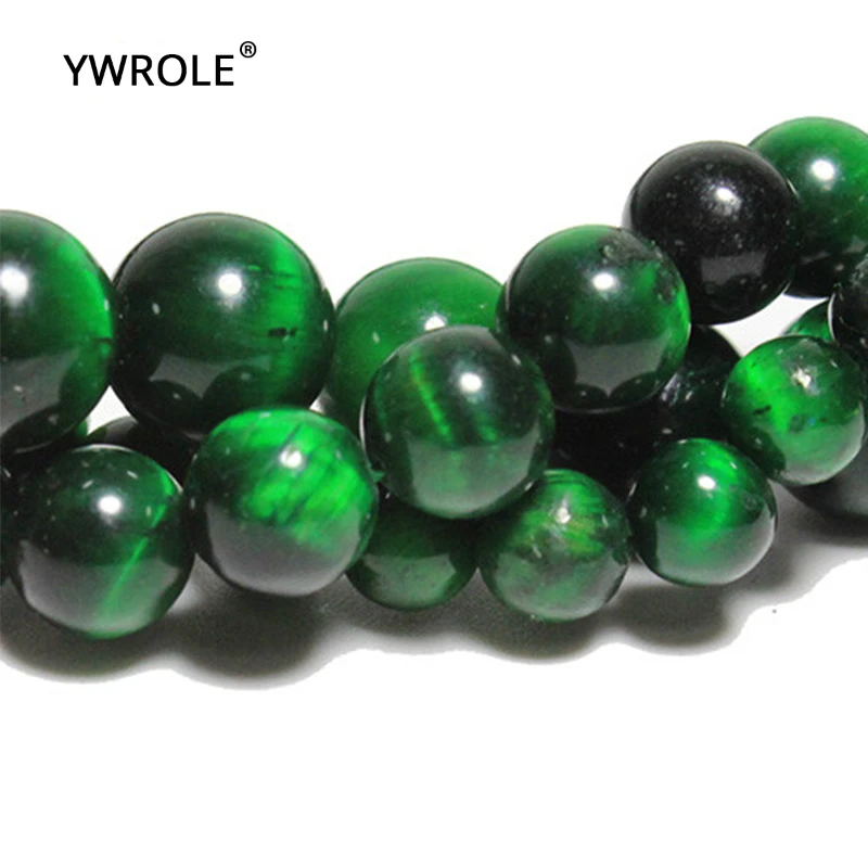 

Wholesale Green Tiger Eye Semi Gem Stone Natural Beads For Jewelry Making DIY Bracelet Necklace 6/8/10 mm Strand 15''