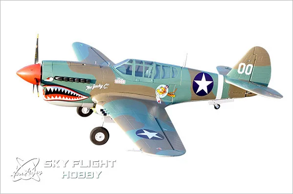 Полет в небе 2000 мм 2 м P40 Радиоуправляемый пропеллер самолет warbird|Радиоуправляемые