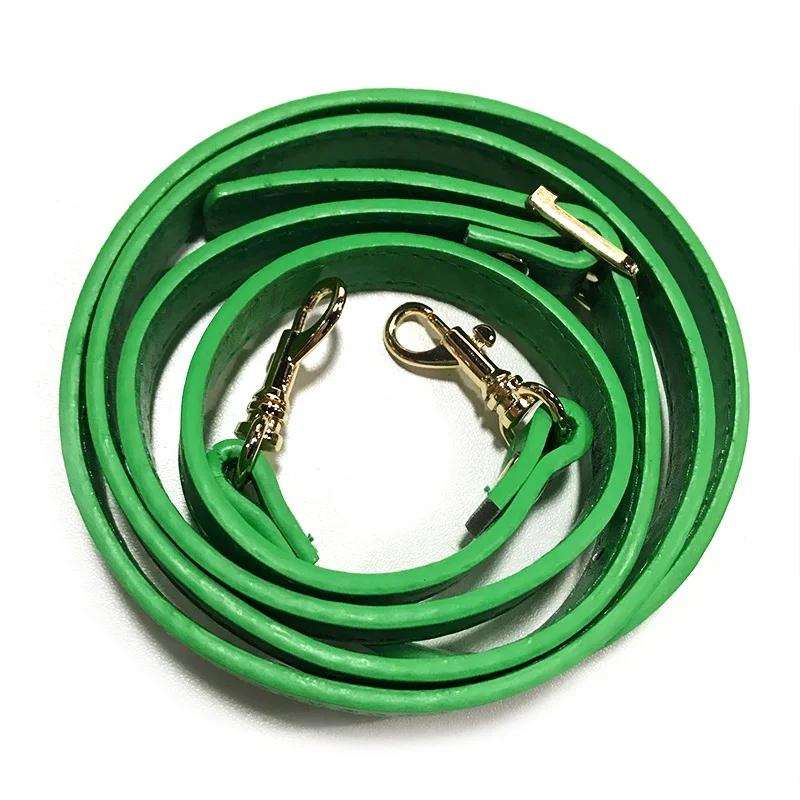 Green Glod Съемная ручка сумки на замену ремень для женщин девочек кожаная сумка Запчасти Аксессуары пряжки ремни Рождественский подарок - Цвет: Green Glod