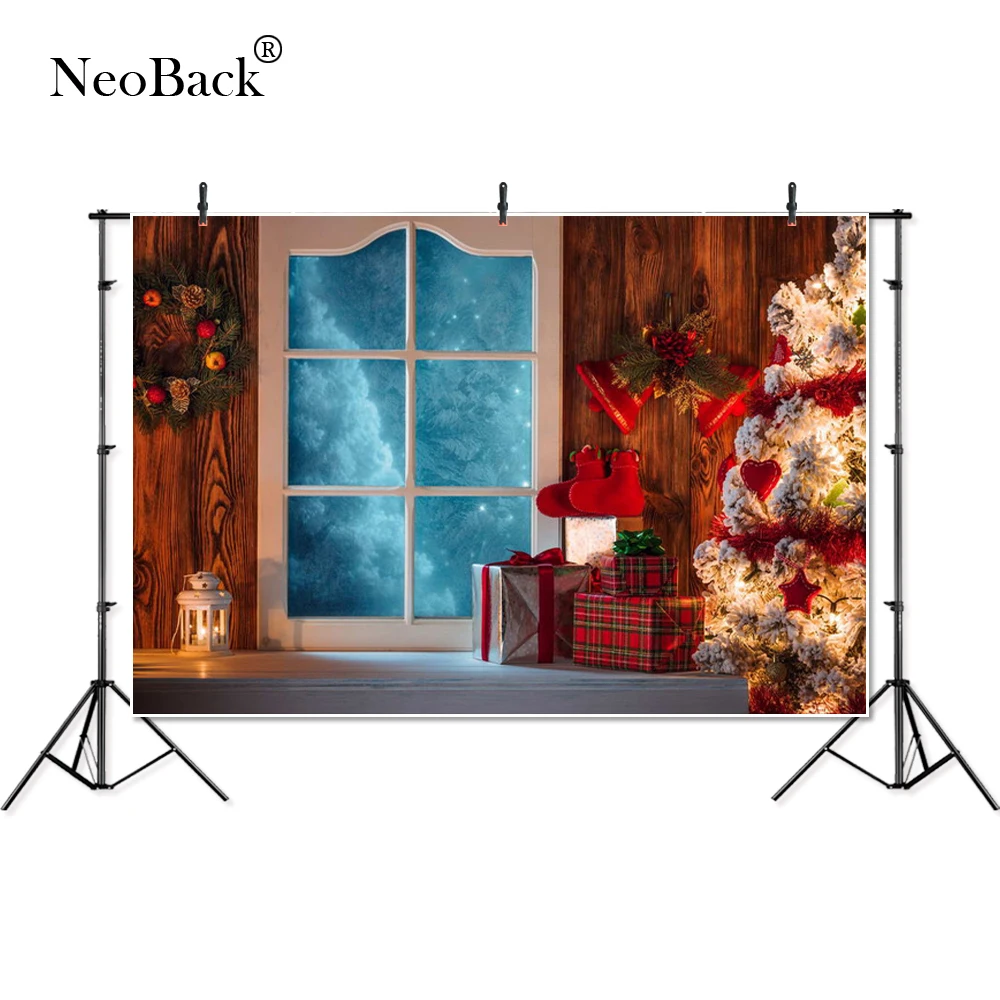 Рождественский фон NeoBack виниловые фоны для фотосъемки компьютерная печать