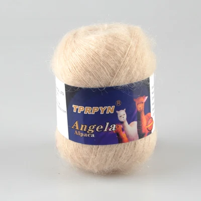 16 beige tan TPRPYN 1 шт. = 42 г Мягкая мохеровая пряжа для ручного вязание крючком из шерсти пряжа для вязания норковая шерсть пряжа мохеровая шерсть для вязания - Цвет: 16 beige tan