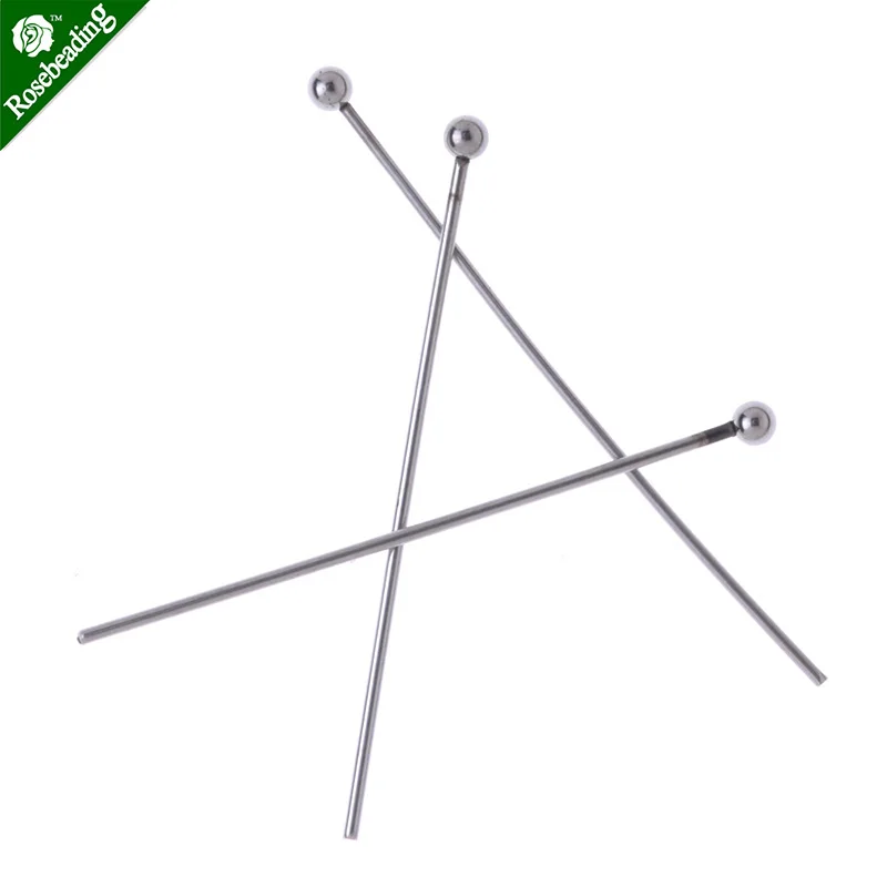 20 шт. 20-40 мм Шариковые головки из нержавеющей стали булавки стальные