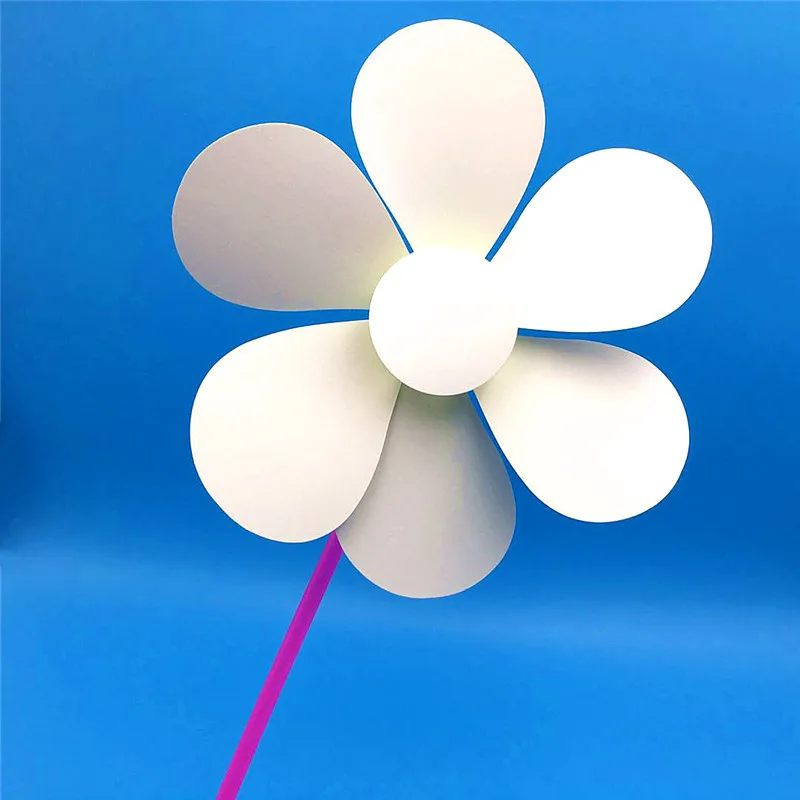 Happyxuan 8 шт./Партия DIY Pinwheels Spinner Набор для девочек игрушка-раскраска креативный рисунок и живопись детская бумага ручной работы развивающие