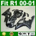 Литье под давлением Настройка обтекателя комплект для YAMAHA YZFR1 2000 2001 винно-красный черный Обтекатели набор YZF R1 00 01 SZ11