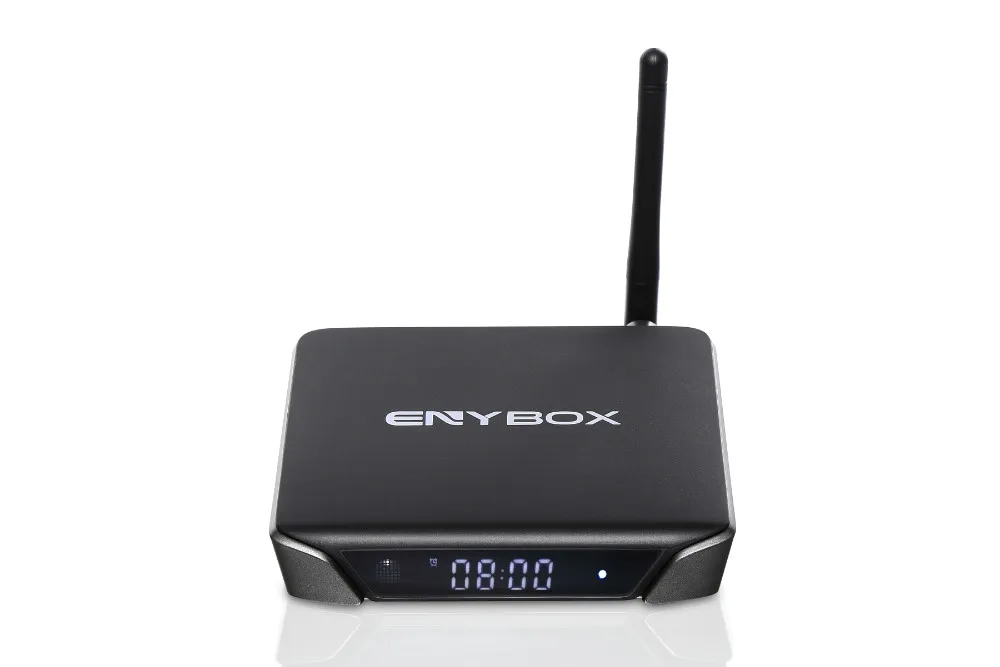 Последним Amlogic s905x Quad Core TV Box Оперативная память 2 ГБ Встроенная 16 enybox x1 suport Dual Wi Fi 4 К