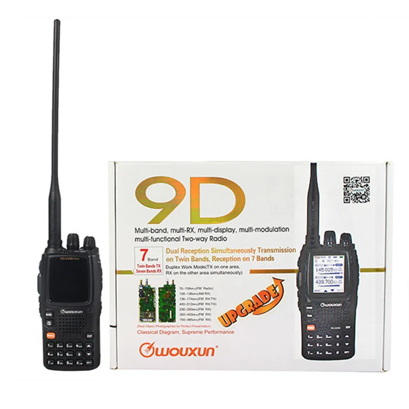 

Новый Wouxun KG-UV9D (плюс) Иди и болтай Walkie Talkie двухдиапазонный УКВ/VHF Dual Дисплей Multi диапазон приема Ретранслятор с перекрёстной коммутацией ство...
