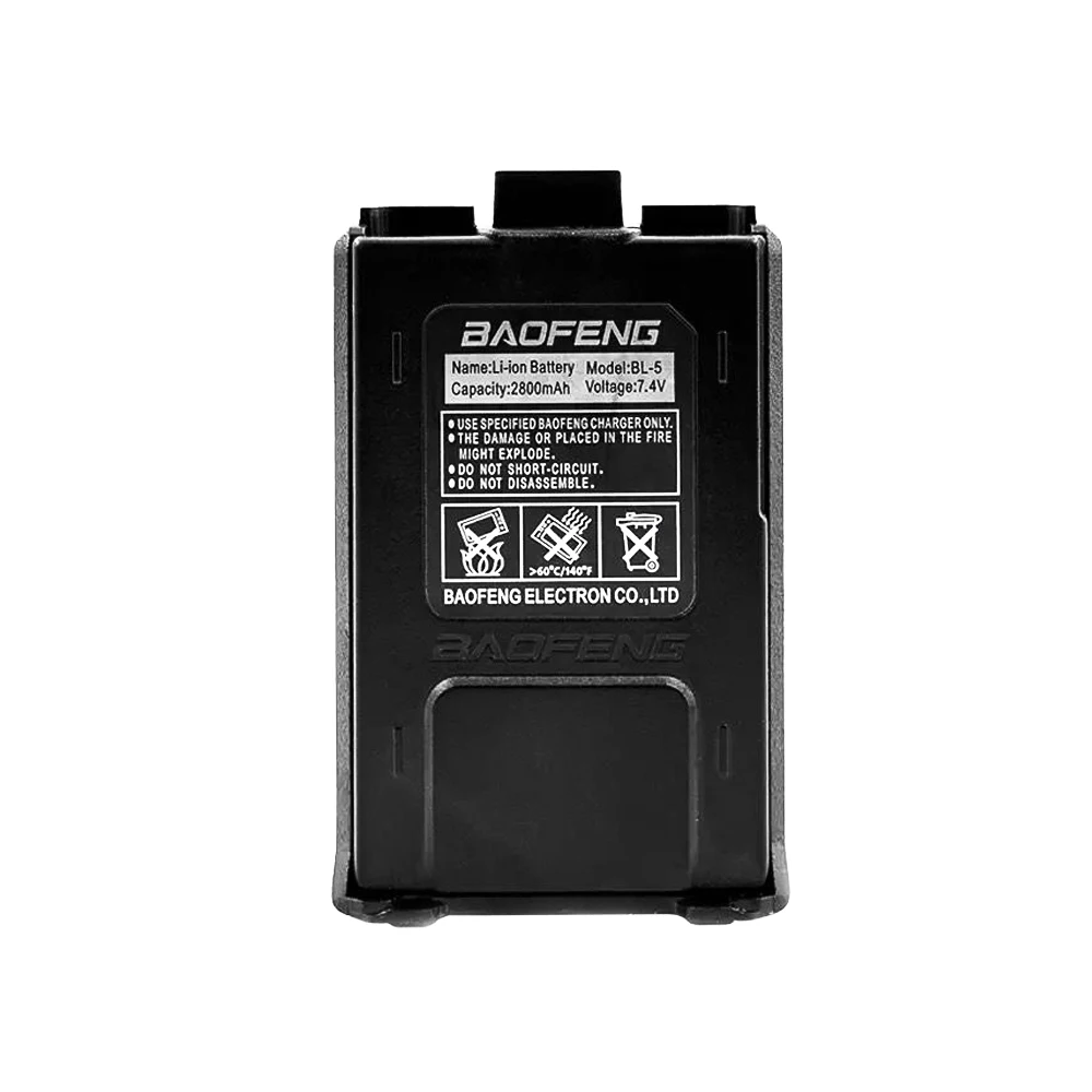 2 шт./лот BAOFENG UV-5R BL-5 7,4 в 2800 мАч литий-ионный аккумулятор для Pofung Walkie Talkie UV5R SeriesTwo Way радио