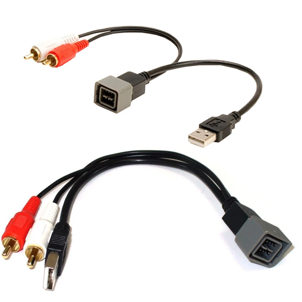 Lonleap новый автомобильный радиоприемник USB порт вход адаптер кабель для хранения