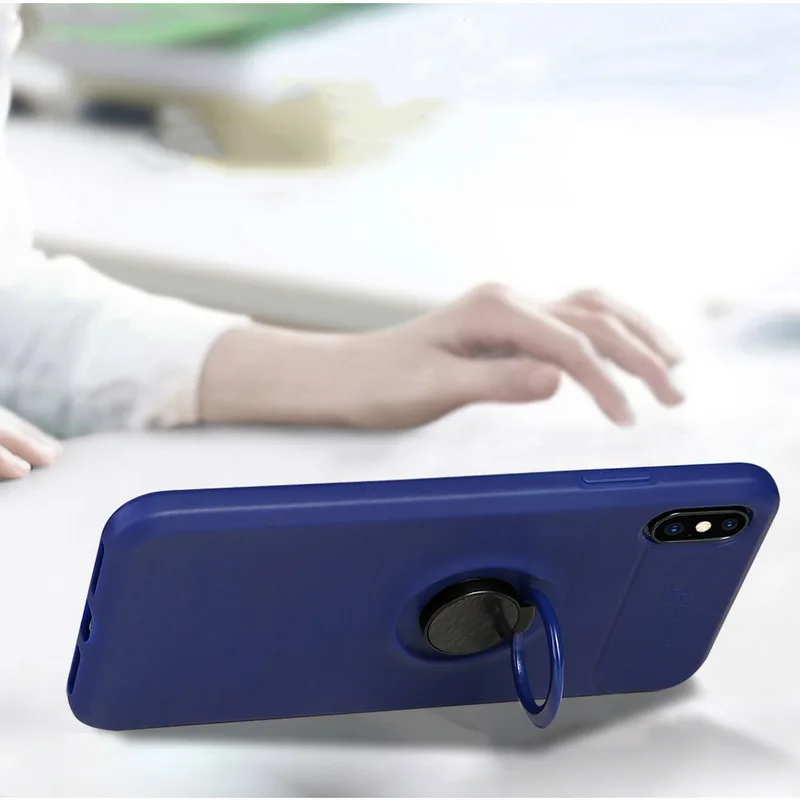 Чехол для samsung Galaxy A8 2018 корпус автомобиля магнитный держатель полное покрытие