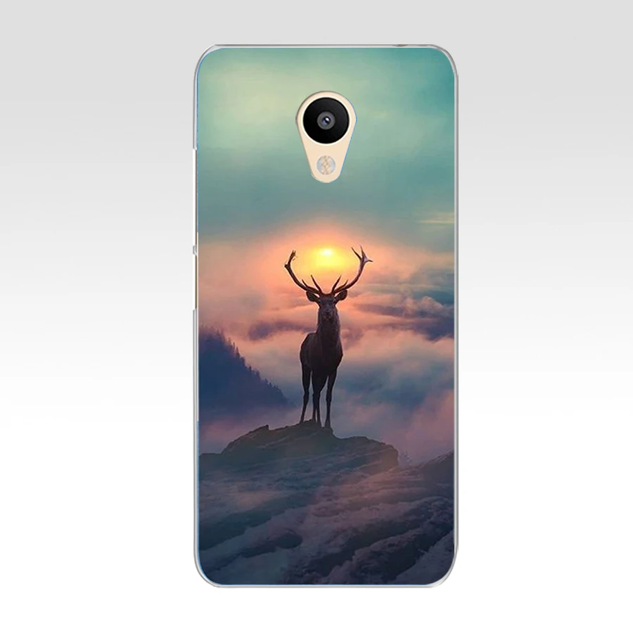 Жесткий чехол 162DD Mountains Bamboo Sea Deer Cat Nature View для Meizu M2 M3S M3 M5S Mini note M5 M6 U10 U20|Бамперы| |