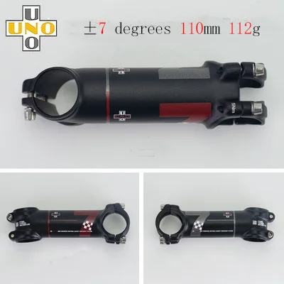 7 Degree 110mm UNO 7 стержень Kalloy Сверхлегкий+-7 17 градусов MTB велосипед Alu 7050 31,8 мм 60 70 мм 80 мм 90 мм 100 110 120 130 мм велосипедный стержень King сплав - Цвет: 7 Degree 110mm