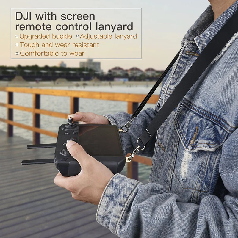 Ремень с металлической двойной подвесной пряжкой для DJI Smart Remote Controller Screen Sling Lanyard