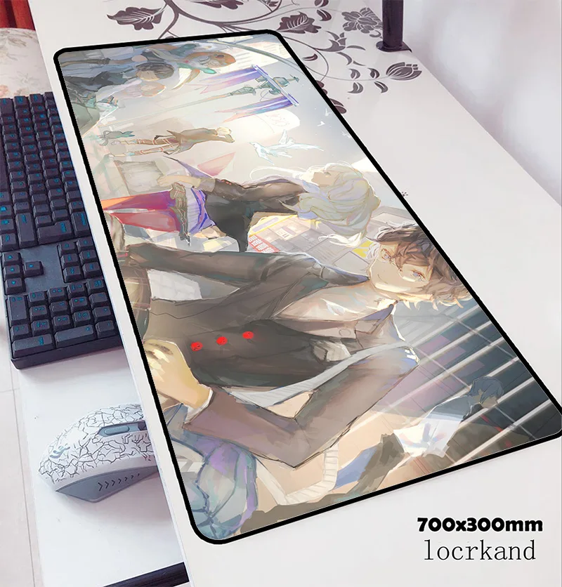 Persona 5 Коврик для мыши 700x300x3 мм массовый шаблон компьютерный коврик геймер геймпад