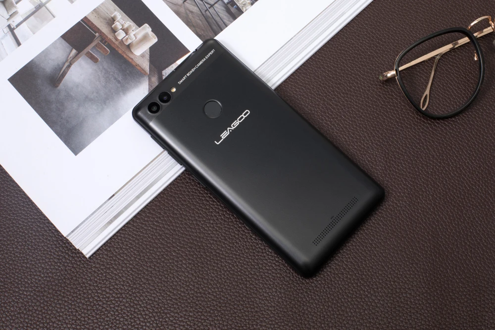 Мобильный телефон LEAGOO POWER 2, Android 8,1, 5,0 дюйма, HD ips, 2 Гб ОЗУ, 16 Гб ПЗУ, четырехъядерный процессор MT6580A, двойная камера, сканер отпечатков пальцев, ID, 3g, смартфон
