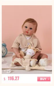 52cm Reborn Simulation Baby Handmade Silicone Doll Child Play Starfish Plush With Gift Bag Toy Baby Educational Toy Doll