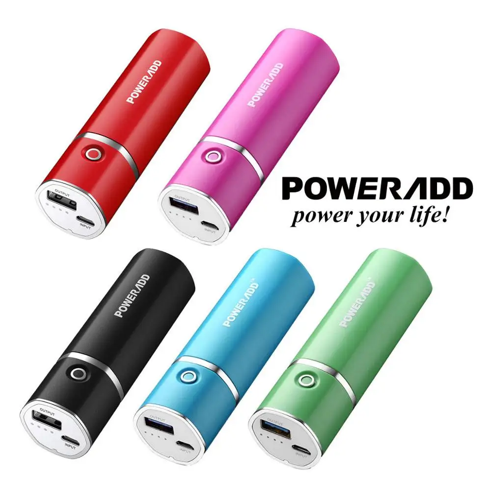 Power add Slim2 5000 мА портативное зарядное устройство USB порты внешний аккумулятор для