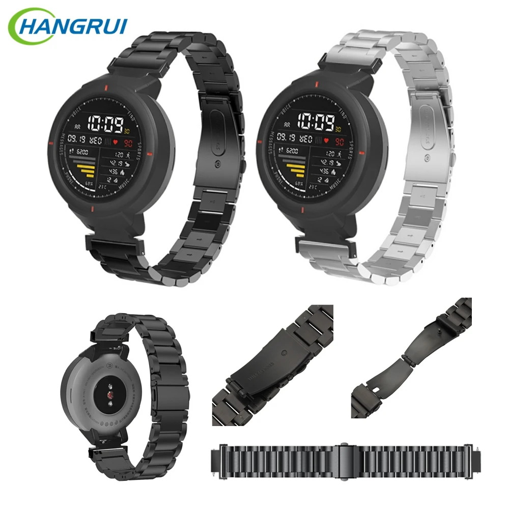 Браслет Для Xiaomi Huami Amazfit Verge металлический ремешок из нержавеющей стали Смарт часы