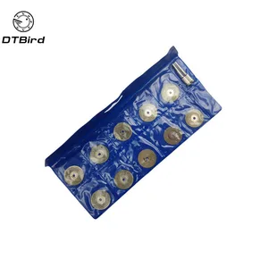 10 шт.компл. 25 мм мини шлифовальный круг пильный диск алмазные режущие диски для вращающихся инструментов Dremel каменное лезвие 2 шт. оправы сверла